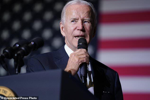 President Joe Biden speaks about student loan debt relief at Delaware State University, Friday, Oct. 21, 2022, in Dover, Del. A U.S. judge in Texas on Thursday, Nov. 9, 2022, blocked Biden's plan to provide millions of borrowers with up to $20,000 apiece in federal student-loan forgiveness. (AP Photo/Evan Vucci)